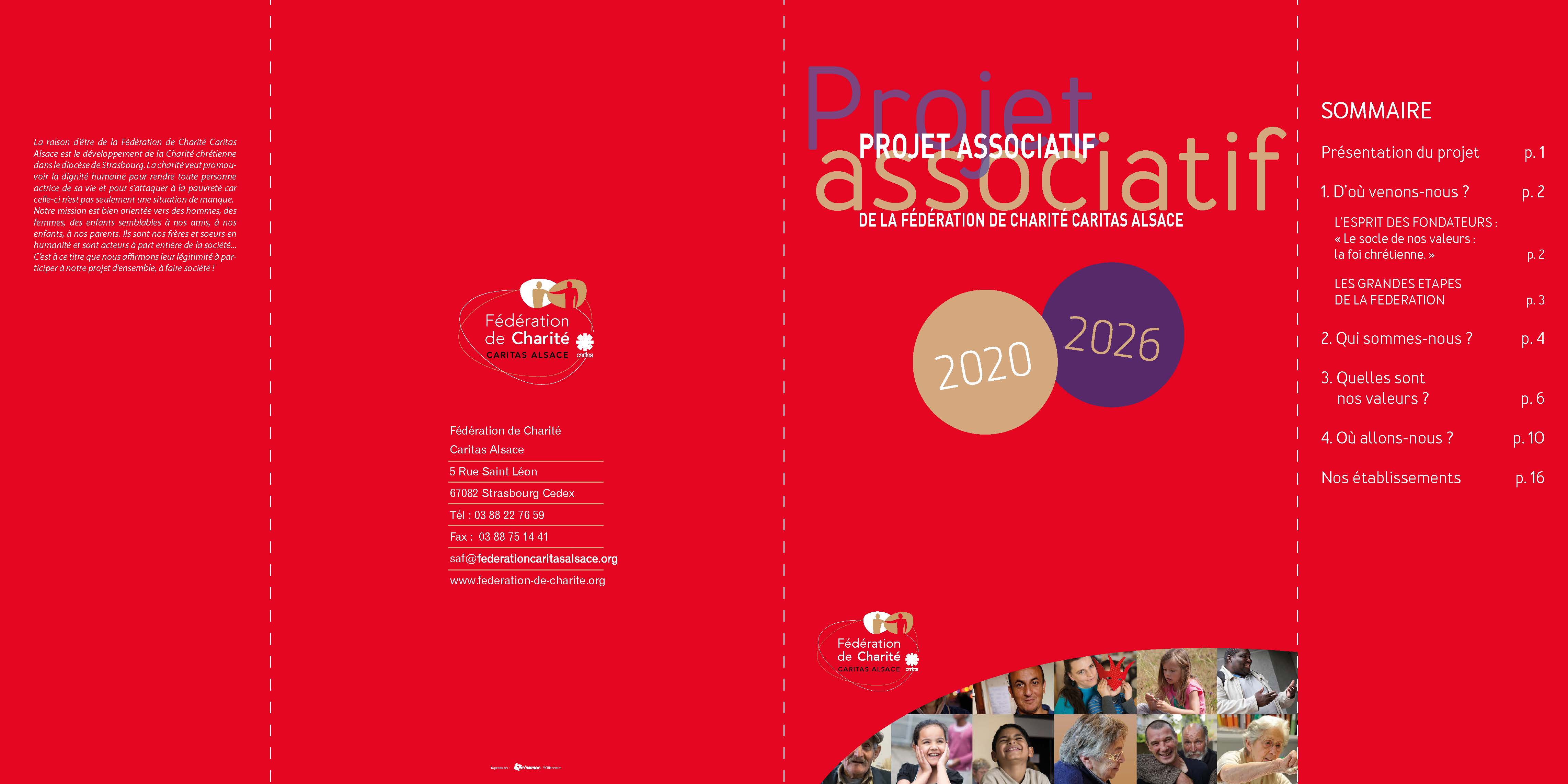 PROJET ASSOCIATIF 2020 2026 COUVERTURE