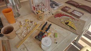 L'atelier mosaïque du SMRA Marienbronn